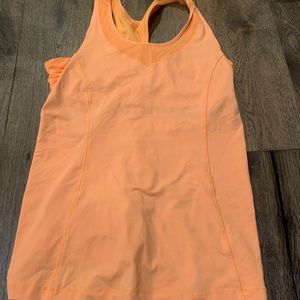 Orange Lululemon Tank Top